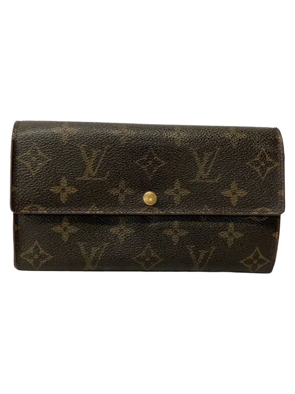 Louis Vuitton Wallet Monogram Pochette Porte Monnaie Credit Leather
